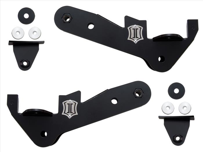 164504 ICON 2017-2022 Ford F250/F350 Super Duty 4WD, 4-Link Frame Bracket Kit at Sexton Offroad in Salt Lake City & Park City, Utah 1