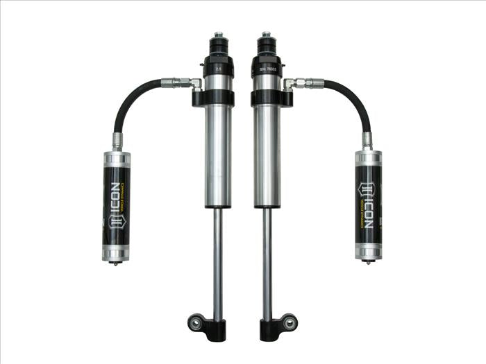 57826P ICON 2005-2023 Toyota Tacoma, Rear, 2.5 Aluminum Series RXT Remote Reservoir Shocks, Pair at Sexton Offroad in Salt Lake City & Park City, Utah 1