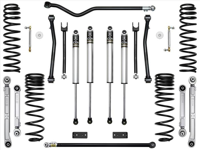 K22105 ICON 2020-Up Jeep Gladiator, 2.5" Lift, Stage 5 Suspension System, Billet UCA at Sexton Offroad in Salt Lake City & Park City, Utah 1
