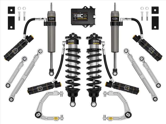 K53215 ICON 22-23 Toyota Tundra 1.25-3.25" Lift Stage 5 3.0 Suspension System, Billet at Sexton Offroad in Salt Lake City & Park City, Utah 1