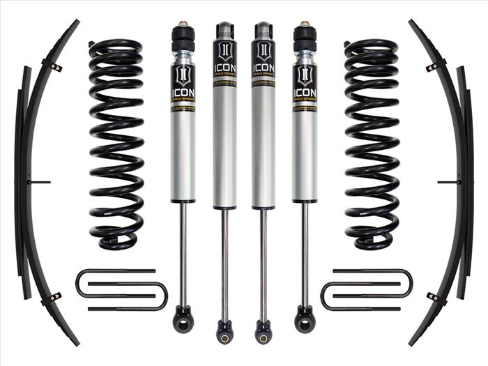 K62581 ICON 2011-2016 Ford F-250/F-350 Super Duty 4WD Diesel, 2.5" Lift, Stage 1 Suspension System w/ Expansion Packs at Sexton Offroad in Salt Lake City & Park City, Utah 1