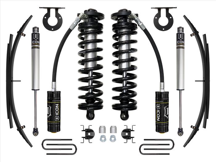 K63141L ICON 2017-2023 Ford F-250/F-350 Super Duty 4WD, 2.5-3" Lift, Stage 1 Coilover System w/ Expansion Packs at Sexton Offroad in Salt Lake City & Park City, Utah 1