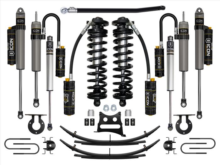 K63185 ICON 08-10 Ford F250/F350, 2.5-3" Lift, Stage 5 Coilover System w/ Leaf Springs at Sexton Offroad in Salt Lake City & Park City, Utah 1