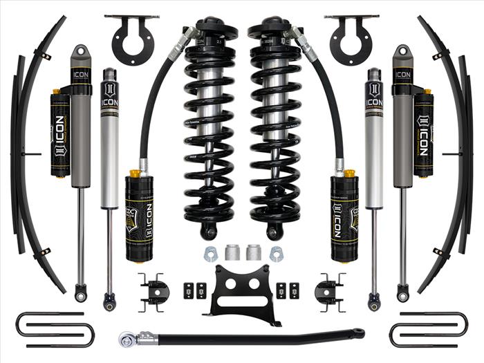 K63194 ICON 11-16 Ford F250/F350, 2.5-3" Lift, Stage 4 Coilover System w/ Leaf Springs at Sexton Offroad in Salt Lake City & Park City, Utah 1