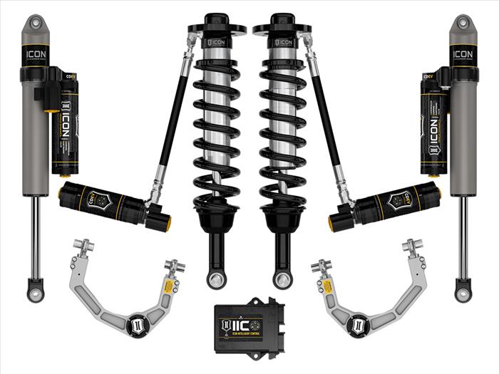 K93135 ICON 2021-2023 Ford F-150 4WD, 2.75-3.5" Lift, Stage 5 Suspension System, Billet UCA at Sexton Offroad in Salt Lake City & Park City, Utah 1