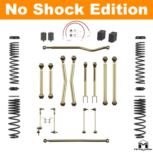 Metalcloak Game-Changer Overland Suspension Kit – Jeep JT Mojave Gladiator – 2.5in Lift – Base Kit