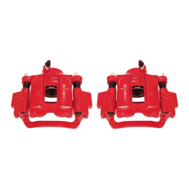 Power Stop 10-18 Lexus GX460 Rear Red Calipers w/Brackets - Pair