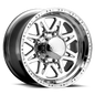 Raceline 888 Renegade 16x10in / 8x165.1 BP / -25mm Offset / 130.81mm Bore - Polished Wheel