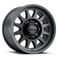 Method MR704 HD 17x9 18mm Offset 8x6.5 130.81mm CB Matte Black Wheel