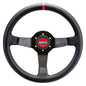 Sparco Steering Wheel R330 Champion Black Leather / Red Stitching