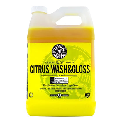 Chemical Guys Citrus Wash & Gloss Concentrated Car Wash - 1 Gallon - case of 4