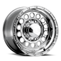 Raceline 887 Rock Crusher 17x9in / 8x165.1 BP / 0mm Offset / 130.81mm Bore - Polished Wheel