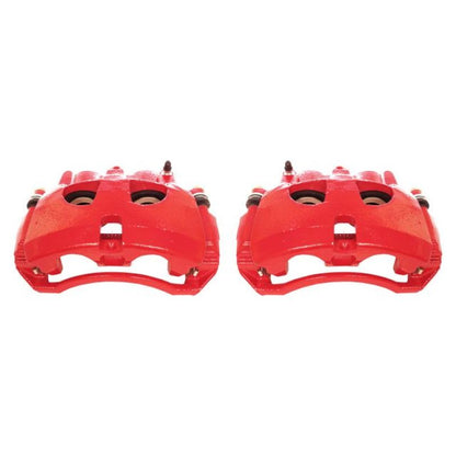 Power Stop 09-10 Dodge Ram 2500 Front Red Calipers w/Brackets - Pair