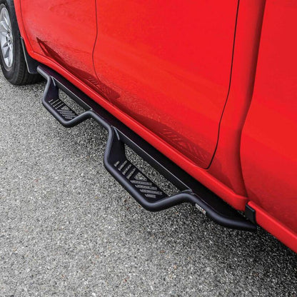 Westin 14-18 Chevy/GMC Silverado/Sierra 1500/2500/3500 Double Cab Outlaw Drop Nerf Bars Tex Black