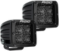 Rigid Industries D Series PRO Midnight Edition - Spot - Diffused - Pair