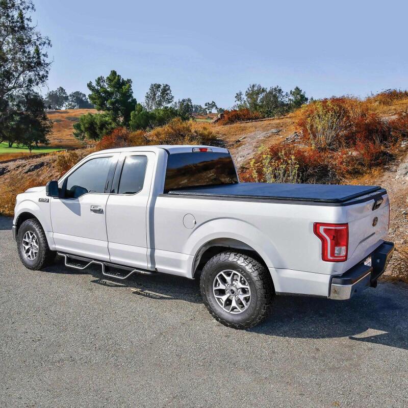 Westin 15-26/17-26 Ford F-150/F-250/F-350/F-450 SuperCab Outlaw Drop Nerf Step Bars Tex Black