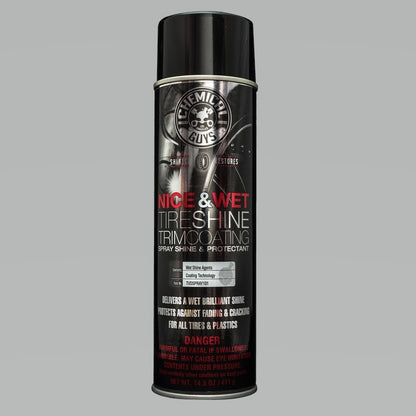 Chemical Guys Nice & Wet Tire Shine Protective Coating for Rubber/Plastic- Case of 6