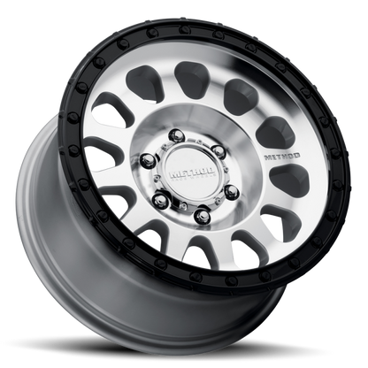 Method MR315 18x9 +18mm Offset 8x6.5 130.81mm CB Machined Wheel - Gloss Black Lip