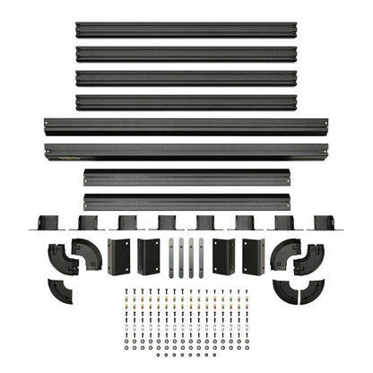 Westin EXP Roof Rack for Mid Size EXP Truck Cap (RACK ONLY - NO CAP) 45x55in. - Tex. Blk