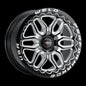 Weld Racing 17x10 Laguna 6 Bead Lock 6x135 BP 42 Offset 7.25 BS 87.1 Bore - Gloss Black MIL