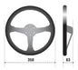 Sparco Steering Wheel 345 Leather Black