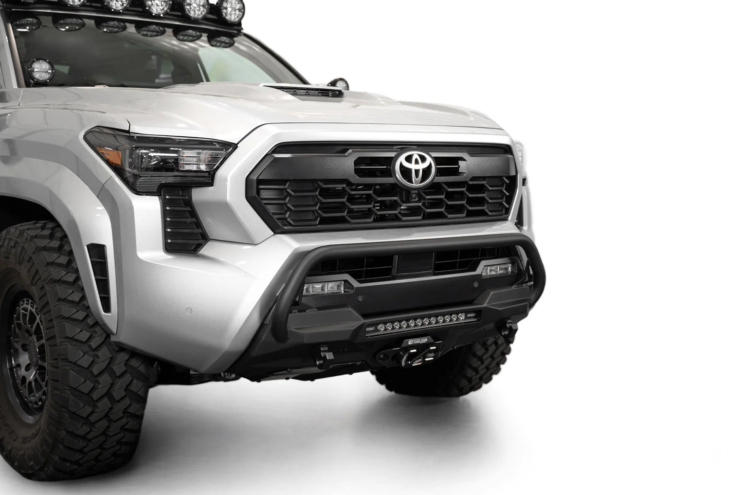 ADD Addictive Desert Designs 2024+ Toyota Tacoma Stealth Center Mount Winch Front Bumper w/ Top Hoop