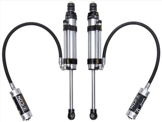 59910P ICON 2007-2014 Toyota FJ Cruiser/2003-2023 Toyota 4Runner/2003-2023 Lexus GX, 1-3” Lift, Rear 2.5 VS Omega Bypass Remote Reservoir Shocks, Pair at Sexton Offroad in Salt Lake City & Park City, Utah 1