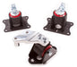 Innovative 04-08 Acura TSX K-Series Black Steel Mounts 85A Bushings