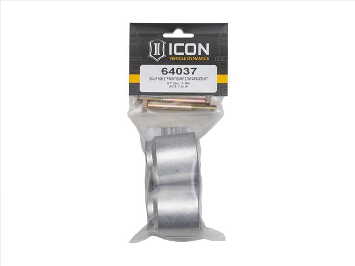 64037 ICON 2005-2024 Ford F-250/F-350 Super Duty 4WD, 2" Bump Stop Spacer Kit, Front at Sexton Offroad in Salt Lake City & Park City, Utah 1