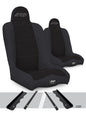 PRP 95-01 Jeep Cherokee XJ Daily Driver High Back Suspension Seats Kit (Pair) - Black