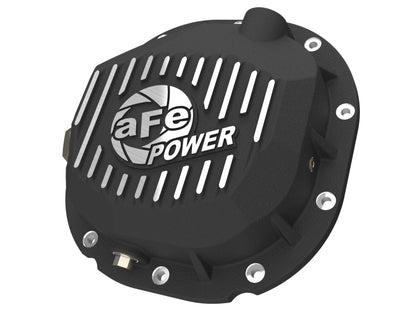 aFe 90-14 Ford F-150 Rear Differential Cover - Black w/ Machined Fins
