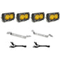 Baja Designs 2025 Toyota 4Runner S2 Sport Fog Pocket Light Kit - Amber