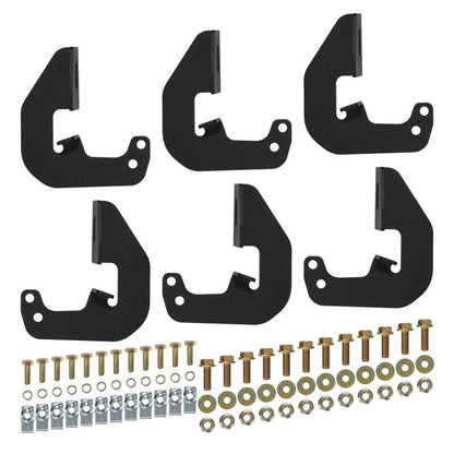 Westin 14-18 Chevy/GMC Silverado/Sierra 1500/2500/3500 Double Cab Outlaw Drop Nerf Bars Tex Black