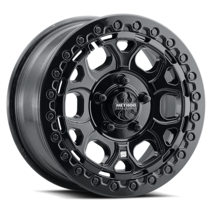 Method MR416 Beadlock 15x7 / 5x4.5 / 55mm Offset / 68.00mm Bore - Gloss Black Wheel