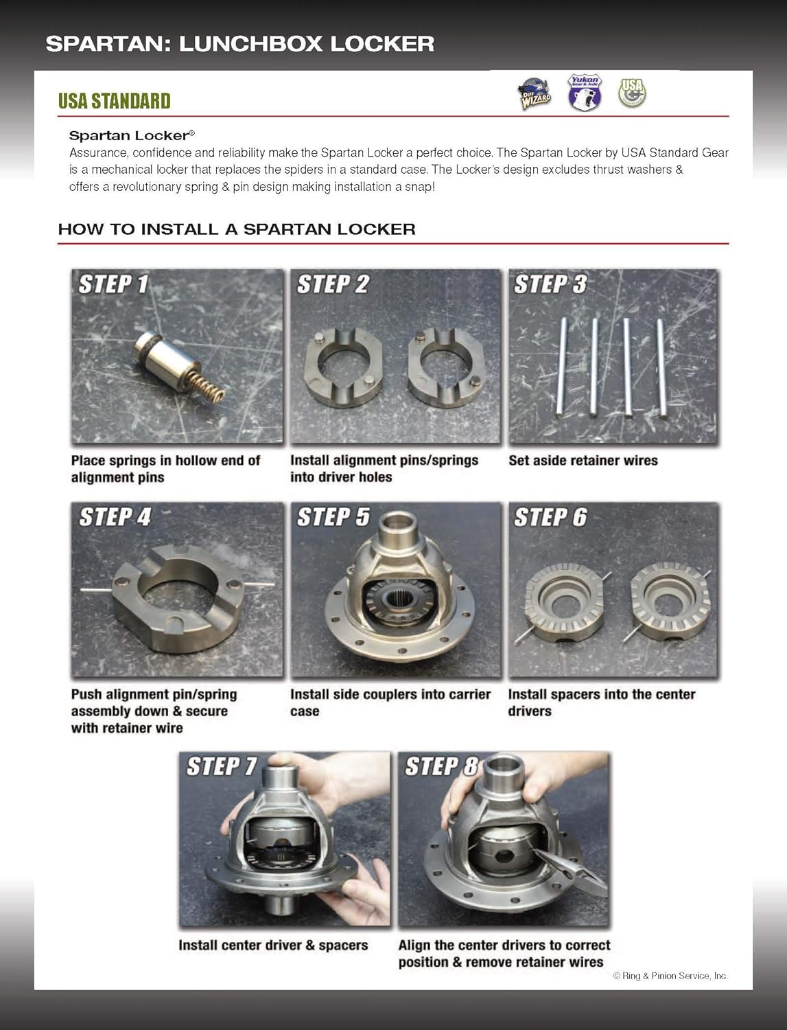 Spartan Locker for Ford 8"/9" – 28 or 31 Spline Axles