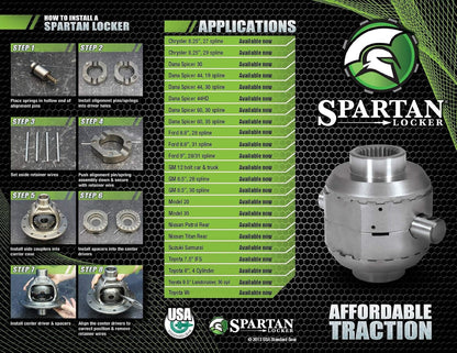 Spartan Locker for Ford 8"/9" – 28 or 31 Spline Axles