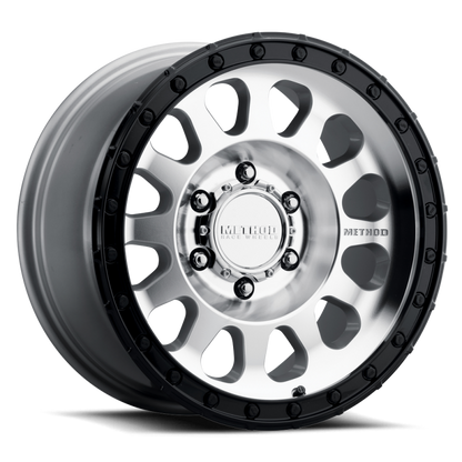 Method MR315 17x8.5 0mm Offset 6x5.5 106.25mm CB Machined Wheel - Gloss Black Lip