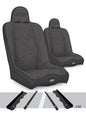 PRP 95-01 Jeep Cherokee XJ Daily Driver High Back Suspension Seats Kit (Pair) - Gray