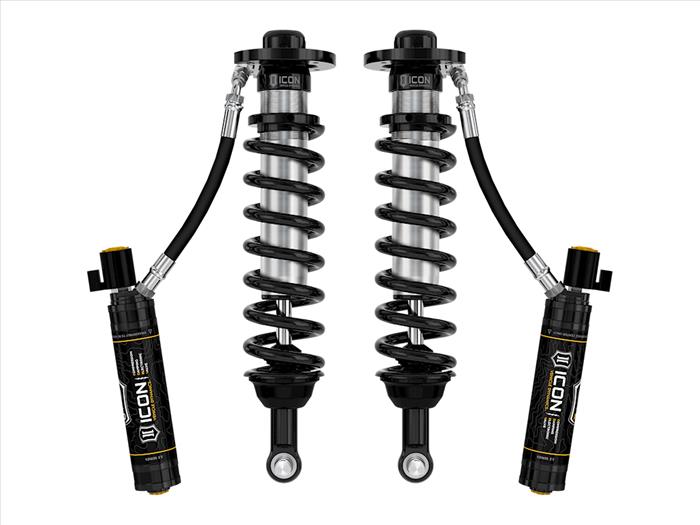 91831E ICON 2022-2023 Ford F-150 Lightning, Lowered 0-2", 2.5 VS Remote Reservoir CDEV Coilover Kit, Front at Sexton Offroad in Salt Lake City & Park City, Utah 1