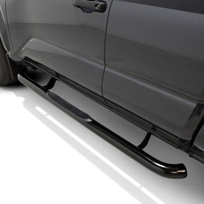 Westin 24-26 Toyota Tacoma Xtra Cab E-Series 3 Nerf Step Bars Black