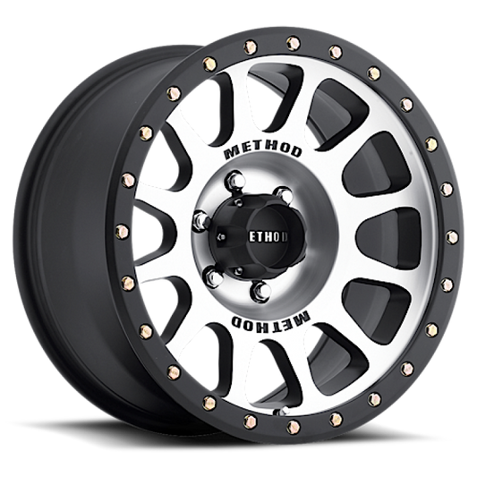 Method MR305 NV 17x8.5 25mm Offset 6x5.5 108mm CB Machined/Black Street Loc Wheel