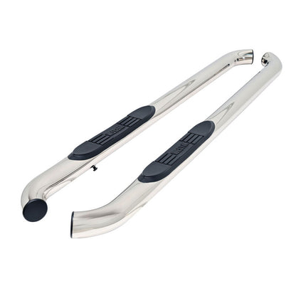 Westin 24-26 Toyota Tacoma Xtra Cab E-Series 3 Nerf Step Bars Stainless Steel