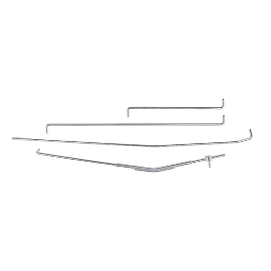 Dennis Carpenter Door Latch Rod Kit - Left Side - 1968-77 Ford Bronco