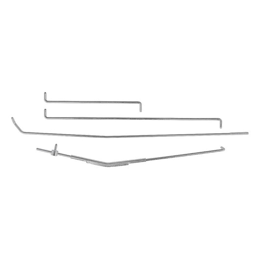 Dennis Carpenter Door Latch Rod Kit - Right Side - 1968-77 Ford Bronco