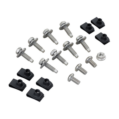 Dennis Carpenter Fender Bolt & Clip Kit - Zinc Plated - 1966-77 Ford Bronco