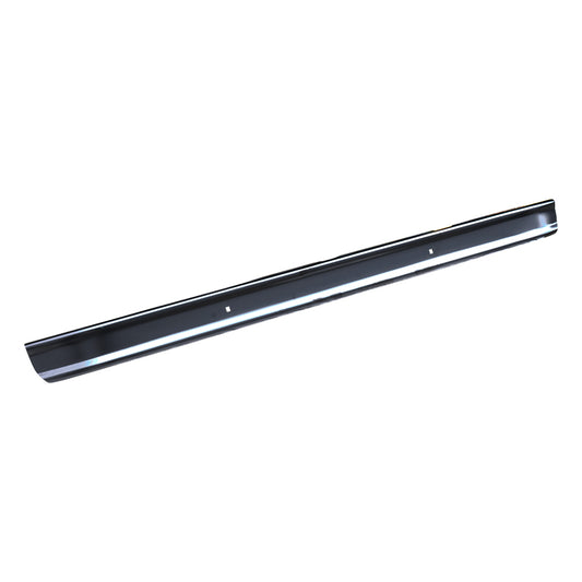 Dennis Carpenter Front or Rear Bumper - with Bumper Guard Holes - Black EDP- 1966-77 Ford Bronco