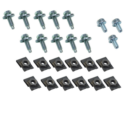Dennis Carpenter Grill Bolt and Clip Kit - 1966-77 Ford Bronco