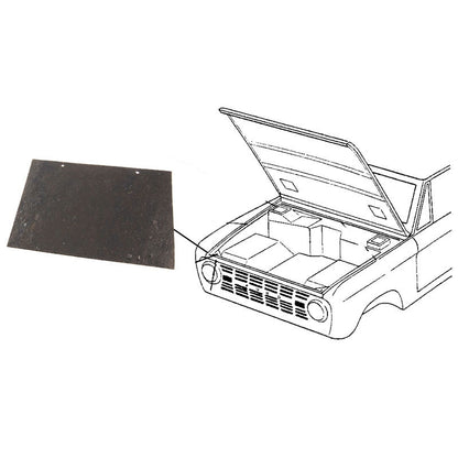 Dennis Carpenter Headlight Splash Shield - 1966-77 Ford Bronco