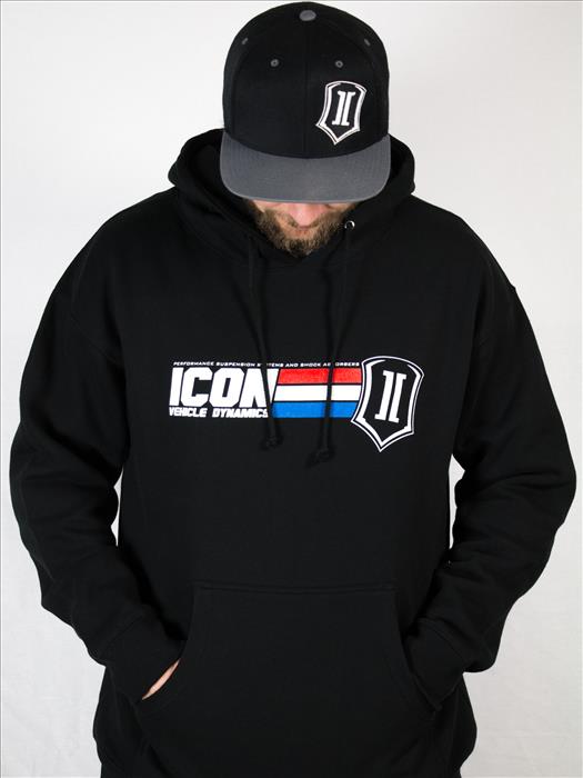 ICON-HOODY-GI-BLK-XXXL ICON GI-Logo Hoodie – Black, XXXL at Sexton Offroad in Salt Lake City & Park City, Utah 1