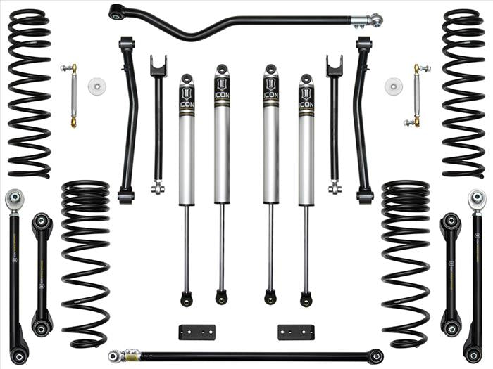 K22105T ICON 2020-Up Jeep Gladiator, 2.5" Lift, Stage 5 Suspension System, Tubular UCA at Sexton Offroad in Salt Lake City & Park City, Utah 1